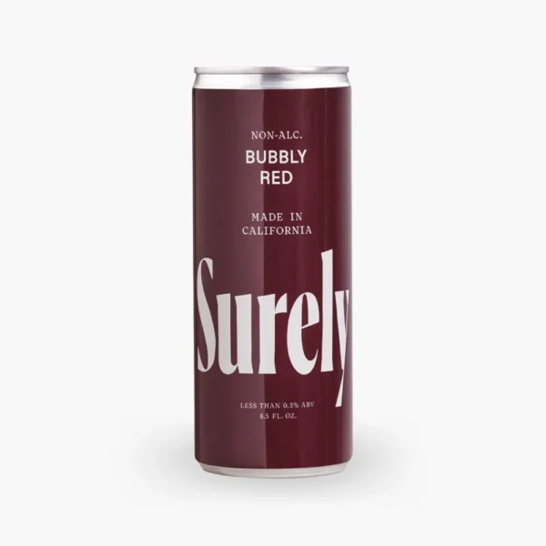 Non-Alcoholic Bubbly Red Can