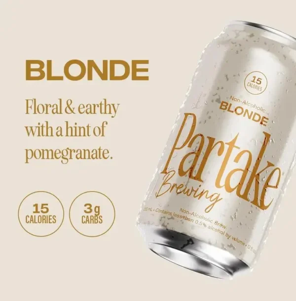 Partake Brewing Non-Alcoholic Beer – Blonde - Image 4