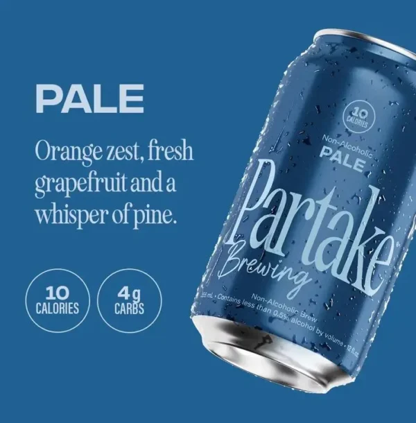 Partake Brewing Non-Alcoholic Beer – Pale - Image 4