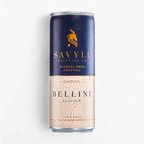 Savyll Non-Alcoholic Peach Bellini Mocktail