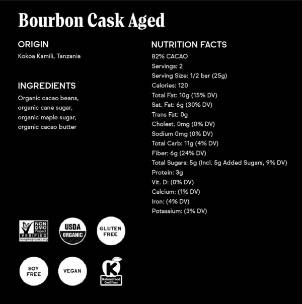 Raaka Bourbon Cask Aged Chocolate Bar - Image 5