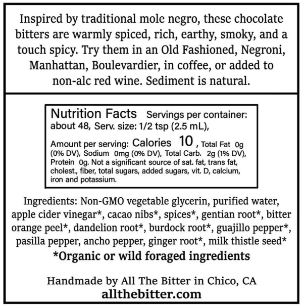 Chocolate Mole Bitters - Image 2