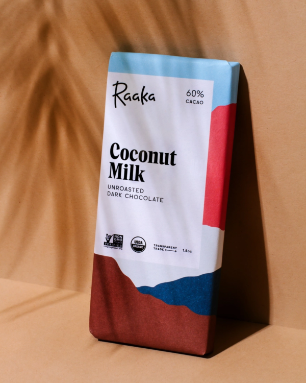 Raaka Coconut Milk Chocolate Bar - Image 4