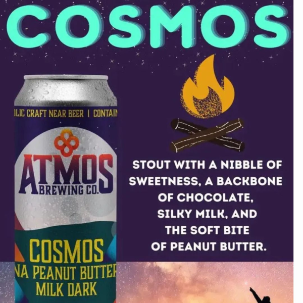 Cosmos Non-Alcoholic Peanut Butter Milk Dark - Image 2