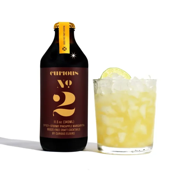 Curious No. 2 Non Alcoholic Spicy Pineapple Ginger Margarita - Image 2