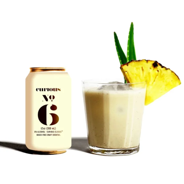 Curious No. 6 Non Alcoholic Coconut Pineapple Painkiller - Image 2