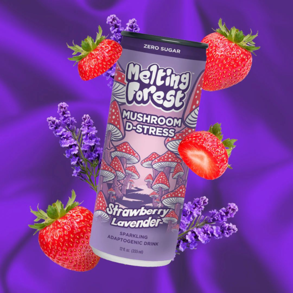 Strawberry Lavender Mushroom D-Stress Drink - Image 2