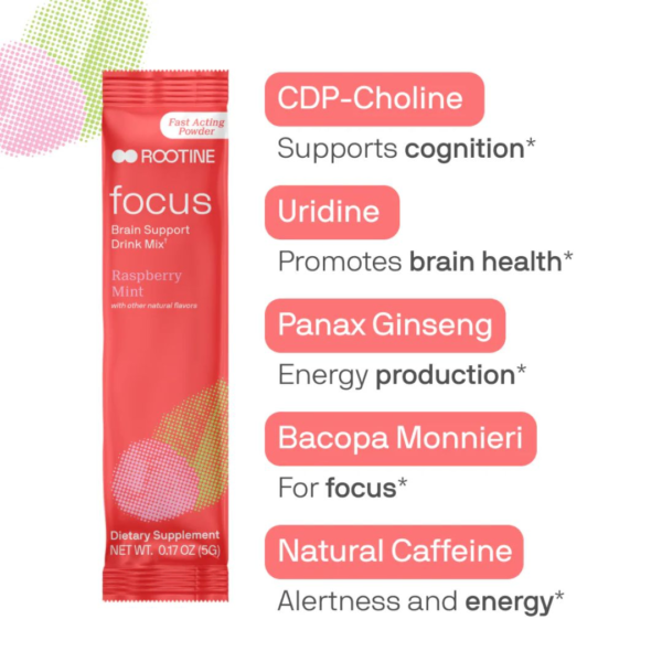 Rootine Focus – Adaptogen Drink Mix For Brain Support - Image 3