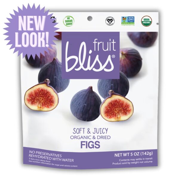 Fruit Bliss Organic Turkish Fig Snacks 5 oz. (Case of 6)