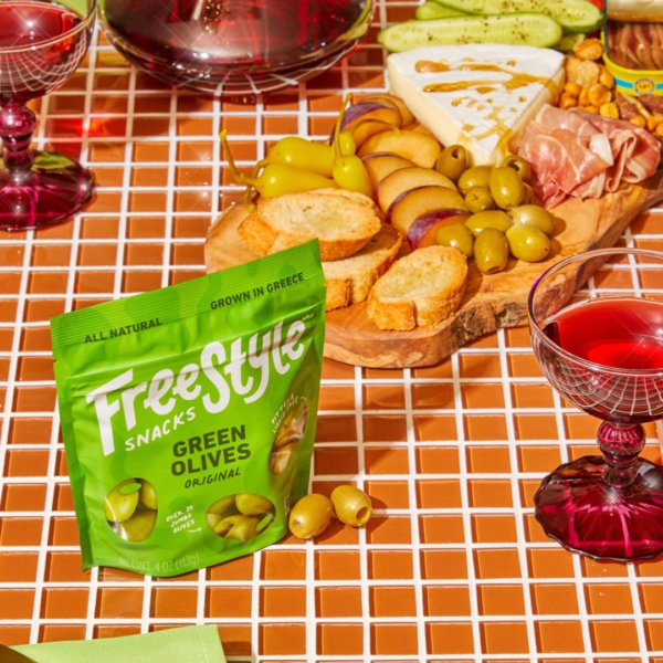 Free Style Snacks – Green Olives – Original - Image 3