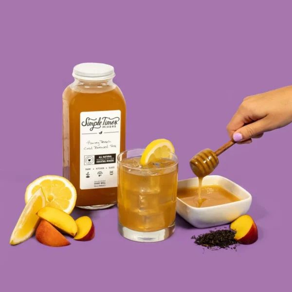 Simple Times Mixers -Honey Peach Cold Brewed Tea - Image 2