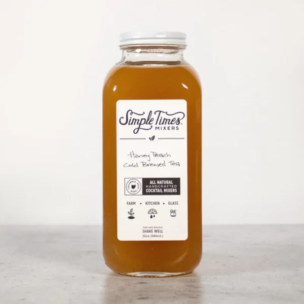 Simple Times Mixers -Honey Peach Cold Brewed Tea