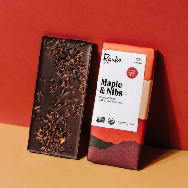 Raaka Chocolate Maple & Nibs - Image 3