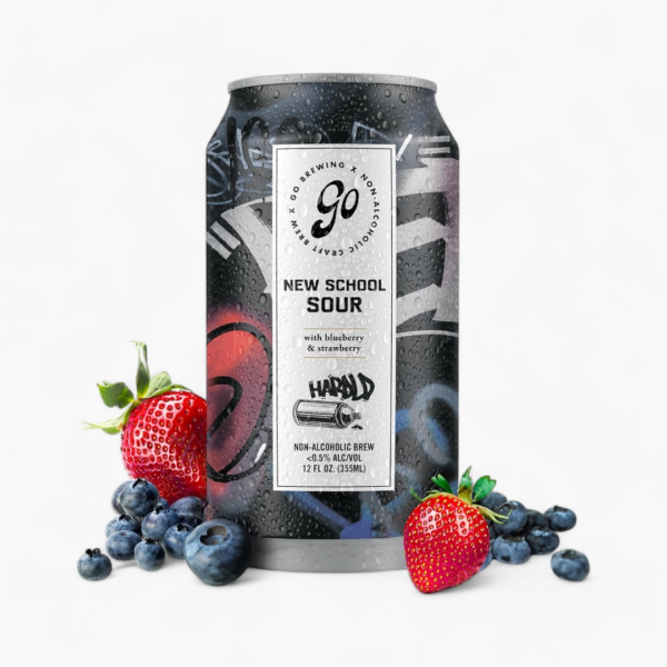 Go Brewing New School Sour – Strawberry & Blueberry