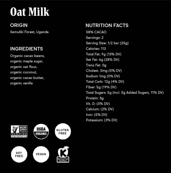 Raaka Chocolate Oat Milk - Image 5