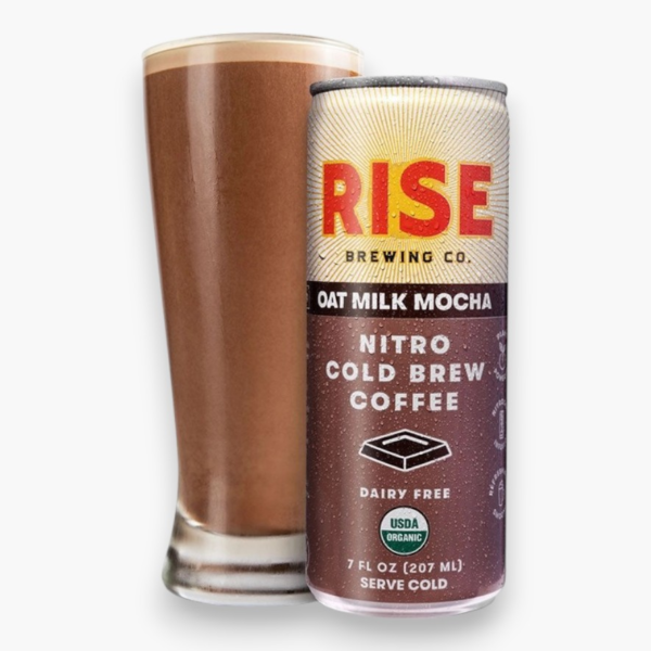 Rise Brewing Oat Milk Mocha Nitro Cold Brew Latte