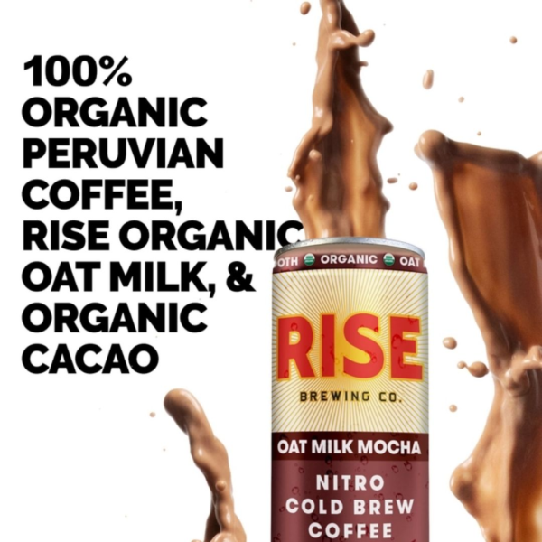 Rise Brewing Oat Milk Mocha Nitro Cold Brew Latte - Image 4