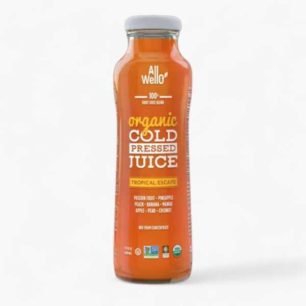 AllWellO Organic Cold-Pressed Tropical Escape Juice