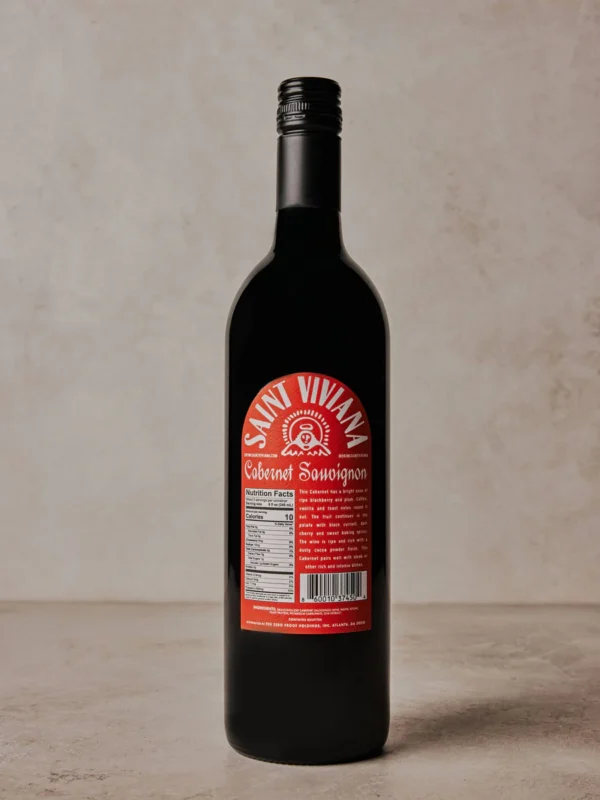 Saint Viviana Non-Alcoholic Cabernet Sauvignon - Image 3