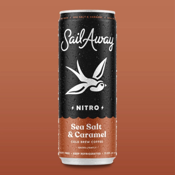 Sail Away Nitro Cold Brew Organic Coffee – Sea Salt & Caramel - Image 2