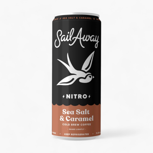 Sail Away Nitro Cold Brew Organic Coffee – Sea Salt & Caramel - Image 5