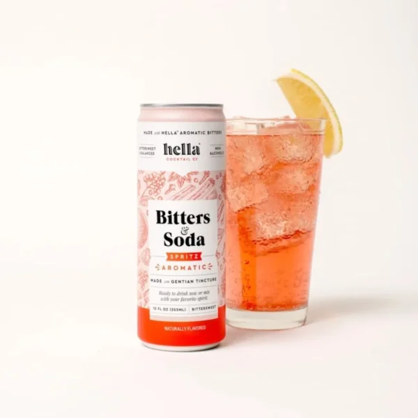 Hella Cocktail Co. Bitters & Soda Bittersweet Spritz - Image 4