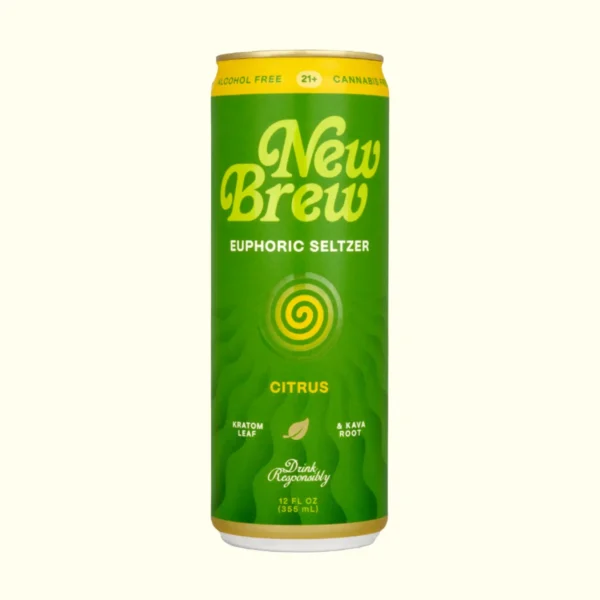 New Brew Euphoric Seltzer Citrus